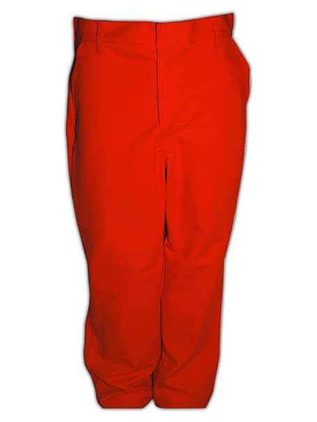 MAGID Whipcord Pants Flame Resistant 100% Cotton, 1 Pairs, Size 28X30, PT930 Orange