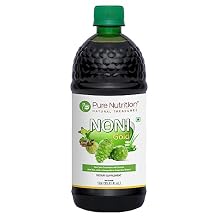 Pure Nutrition Noni Gold 1000ml | Noni Juice Concentrate with Garcinia, Aloe Vera, Amla, Ashwagandha and Grape Seed Extract