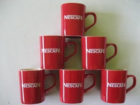 Nescafe Red Mug, (Pack of 6)
