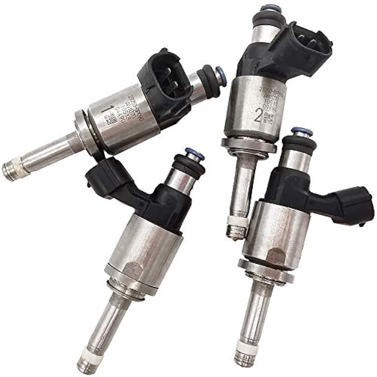 4Pcs 23250-0P090 Fuel Injectors Nozzel for Toyota Avalon 2019, Camry 18-19, Highlander 17-19, Sienna 17-19, Tacoma 16-19 6 Cyl 3.5L 23209-0P090, FJ1406, FJ1407