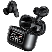 Wireless V5.4 Earbuds Compatible with HMD Pulse+ Super ANC Noise Cancellation, Digital Display, IPX8, 48Hr Use, 300mAh PowerBank 100Day Standby Case