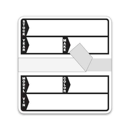 Poly Stock Stickers White