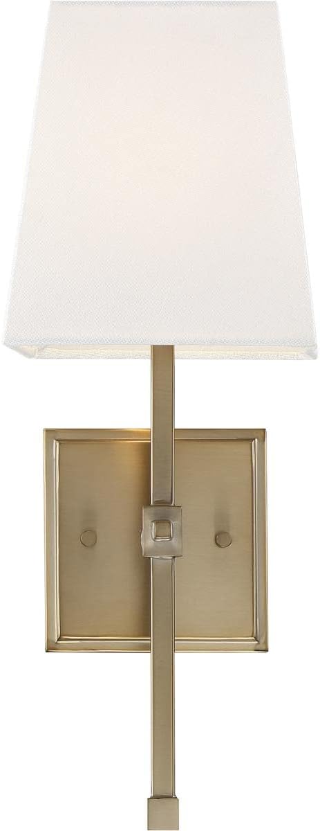 Nuvo Lighting 60-6707 Transitional One Light Vanity from Highline Collection in Brass Finish,