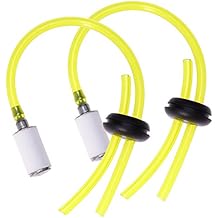 Fuel Line Two Hole Grommet Assembly for Earthquake Auger MC43 E43 Replaces 3004105 300494 30047 (Set of 2)