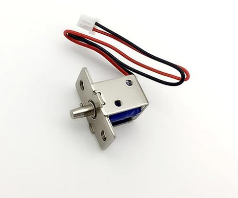 DC 12V Push Pull Solenoid 0.54A 4.5mm Stroke Open Frame Type Linear Motion Solenoid Electromagnet