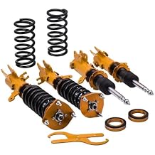 Coilovers Suspension Kit Compatible With Coupe Tiburon 2003-2008 Models - Adjustable Height Shock Absorber Struts Lowering System