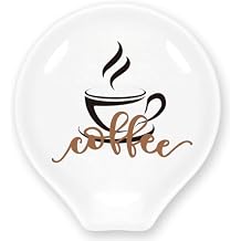 Coffee Ceramic Spoon Rest, Funny Spoon Holder for Woman Men Boss Colleague Friends Birthday Christmas Coffee Bar Station Accessories Decor Gift