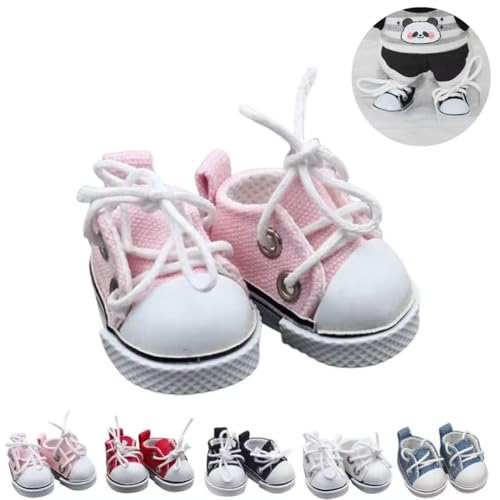 Cute Doll Shoes for Labubu, Mini Shoes for 17cm Labubu Clothes Accessories, Mini Finger Shoes for Labubu Doll Accessories Dress up Unique Style