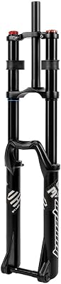 Air Suspension Fork for DH AM 110  20mm Thru axle Dual Crown Front Fork with Rebound Adjustment Aluminum Magnesium Alloy 26in 27.5in for 3.0 Tire