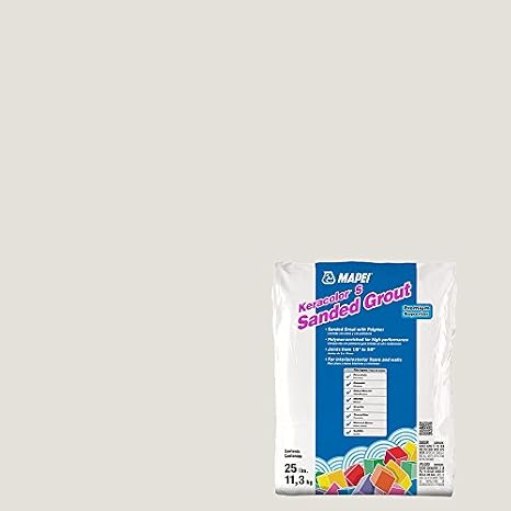 MAPEI Keracolor S Cementitious Sanded Powder Grout Eggshell- 25LB Bag