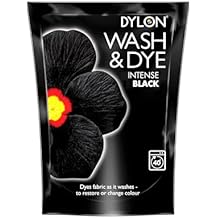 Dylon Wash and Dye used Worldwide by Best Designers, Suitable for Natural Large Fabrics, Multi-Purpose, Permanent and Easy to Apply, Color: Velvet Black