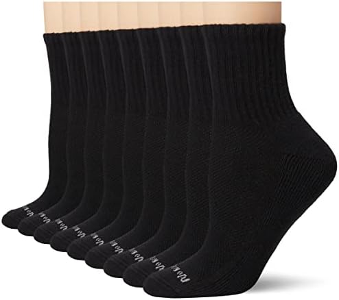 No Nonsense Womens Soft & Breathable Cushioned Mini Crew Socks