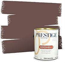 PRESTIGE Paints Interior Paint and Primer In One, 1-Gallon, Eggshell, Comparable Match of Valspar* Lyndhurst Mahogany*