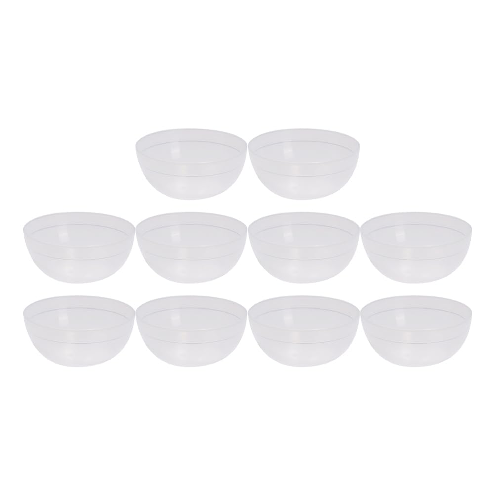 30pcs Face Mixing Bowl Homemade Facial Bowl DIY Face Applicator Cosmetics Supplies Spa Beauty Tool for DIY Massage Body Transparent S