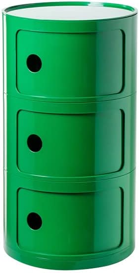 Side Table, Best, Table, Componential, Multi-Tiered Storage Basket, Multi-Functional Side Cabinet, Stylish, Cute, Plastic Storage, Storage Case, Round Storage Cabinet, Multi-functional, Storage Box, 2/3 Tiers, Storage Box, Cylindrical Rack, Bedside Table Green, 3 Levels