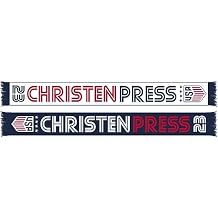 RUFFNECK Official USWNT Christen Press USA Soccer Scarf | Premium Jacquard Knit Neck Scarf for Women and Men | Officially Licensed US Soccer Apparel (Christen Press)