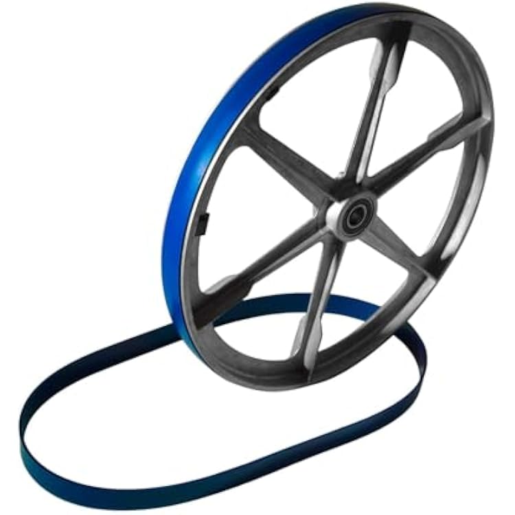 2 Blue Ultra Duty Band Saw Tires For Rexon Ebs-250 Band Saw Tyres - Tires DIY Compatible with Strength Flexibility Maintenance Replacement Rubber for Precise Cuts