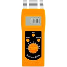 Leather Clothes Cotton Humidity Tester Digital Textile Moisture Meter Portable Humidity Detector with Suitcase