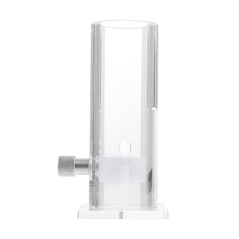 Mipcase Adjustable Transparent Mouse Restrainer for 35-45 Gram Mice - Acrylic Fixing Tube with Sliding Stopper for Tail Vein Injection and Abdominal Procedures in Laboratory and Veterinary Use