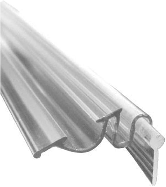 Gordon Glass Framed Shower Door Snap-in Replacement Drip Rail with Vinyl Sweep - 36 in Long