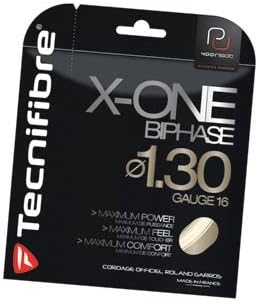 Tecnifibre X-One Biphase Tennis String - 16g - Natural
