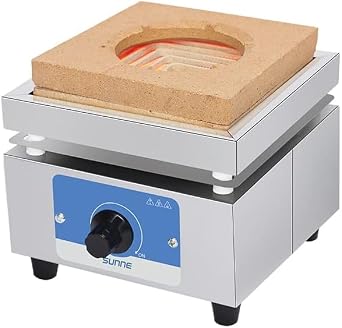 SN-DL-1G Electric Furnace, 220V 1200C Laboratory Multifunctional High Temperature Electric Furnace 1000w for Industry Production,Food Processing (with Furnace Cover)