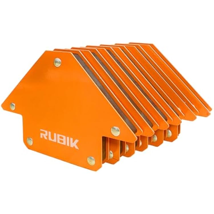 RUBIK Welding Magnets 50LB,Heavy Duty Welding Magnets Set, Welding Magnet Holder,45 90 135 Degree Angle Holding Magnet, Holding Power Welding Accessories,6 Pcs Pack
