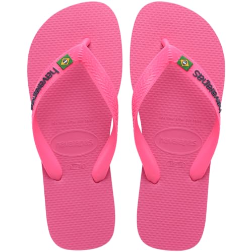 Havaianas Womens Top Brazil Logo Colors Flip Flops - Womens Sandals for Swimming Pools