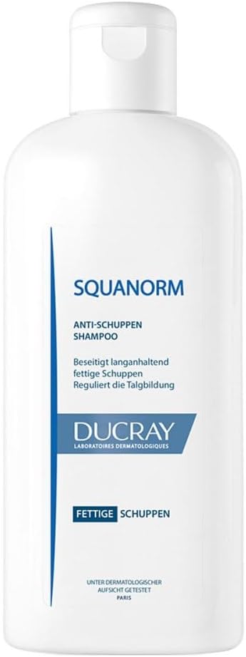 Ducray 200 ml Anti-dandruff Shampoo for Oily Hair, Squanorm
