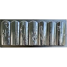 Concrete Mold Edge Stone Mold Log Edging Border ABC Plastic Sold 1 Piece (Br12-Small)