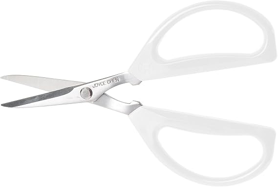 Joyce Chen Original Unlimited Kitchen Scissors All Purpose Dishwasher Safe Kitchen Shears With Comfortable Handles, White