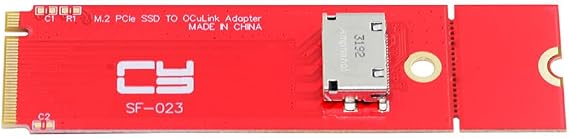 xiwai PCI-E 3.0 PCI-Express 4.0 NVME M.2 M-Key to Oculink SFF-8612 SFF-8611 Host Adapter for PCIe U.2 eGPU SSD 2260 2280