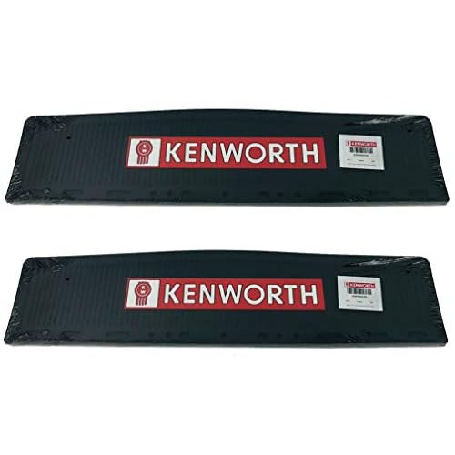 Kenworth Motors 6 x 24 OEM Semi Truck Rubber Mud Flap-Quarter Fender Flaps-Set of 2