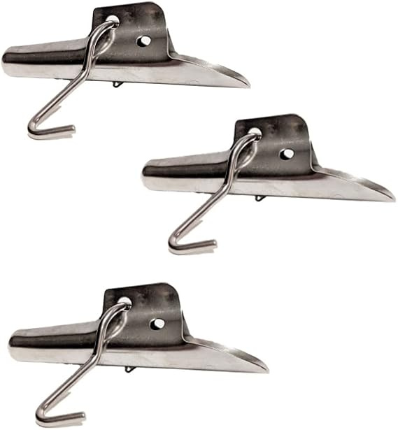 Stainless Steel Bucket Spile (Spout) with Hook (Pack of 3)