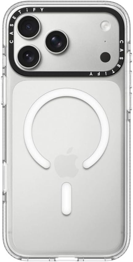 CASETiFY Clear iPhone 17 Pro Max Case [Not Yellowing / 6.6 ft. 3X Military Grade Drop Prootection/Compatible with Magsafe] - Clear