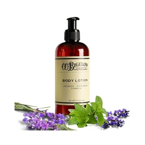 C.O. Bigelow Lavender Peppermint Body Lotion, Moisturizing Body Lotion with Aloe Vera, Shea Butter, Lavender & Peppermint Essential Oils, 10.4 Fl Oz