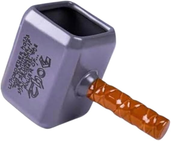 Senon Thor Çekici Kupa Thor Hayranlarına Mükemmel Hediye Hediyelik 3D Tasarım Seramik Kupa