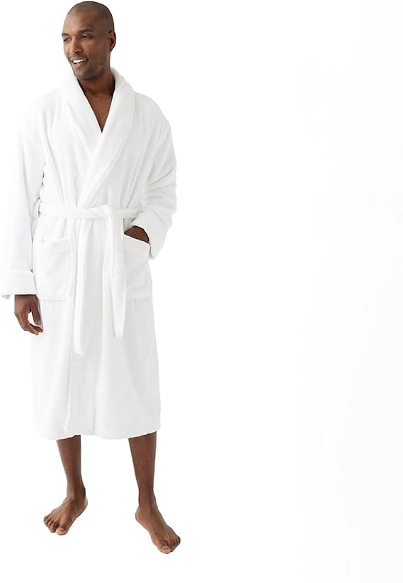 Cozy Earth Luxe Bath Robe, Unisex Luxury Robe for Women and Men