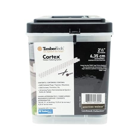 TimberTech Collated Cortex Hidden Plug Fasteners American Walnut (100 sq/ft)