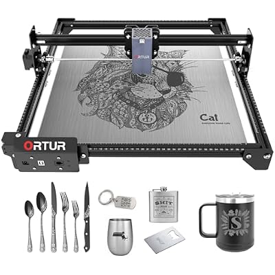 Ortur Laser Master 2 S2 Class 4 Laser Engraver with 1000mW 1064nm Infrared Laser Module for Engraving on Metal, Plastic, Acrylic - Ideal for Jewelry, Gift Making