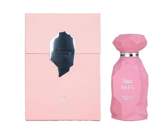 my perfumes Arabiyat Prestige Safa Eau de Parfum for Women, Pink, 100ml Made in UAE