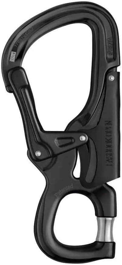 Petzl EASHOOK Open Connector with Gated Connection Point for Lanyards