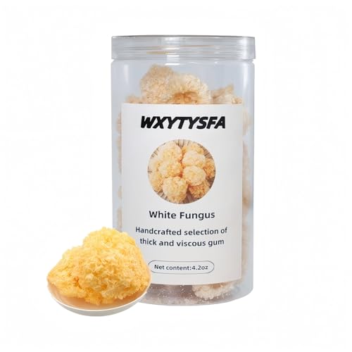 Premium Dried Snow Fungus Tremella - Whole, White Fungus, Vegan, Gluten-Free, No Additives - 4.2oz120g