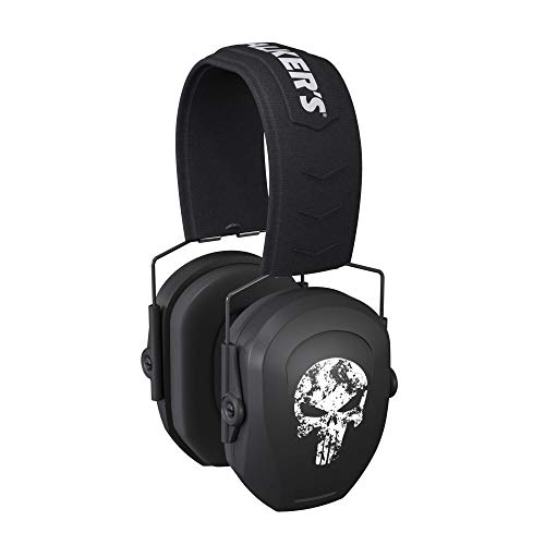 Walkers Razor Slim Passive Muff - Low-Profile Compact Folding 27dB NRR Noise-Blocking Hunting Gun Range Shooting Hearing Protection Passive Muff