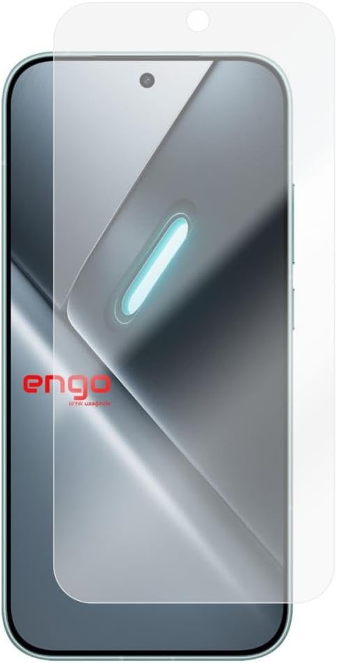 Engo Poco X8 Pro İle Uyumlu Mat Ekran Koruyucu Parmak İzi Bırakmayan Parlama Önleyici Koruma, 9H Temperli Nano Cam