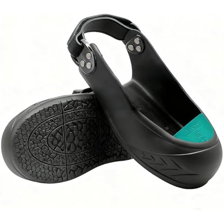 Hook and Loop Straps Safety Overshoes with Steel Toe Caps, Titanium Aluminum Alloy Toe Shoe Covers, Steel Toe Covers, Visitor Safety Overshoe, Slip-Resistant Alloy Toe Overshoes XL-green