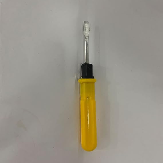 Screwdriver flat head, one piece