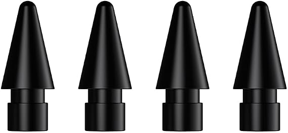Black Replacement Tips for JAMJAKE K10 Stylus Pen (4 Pack)