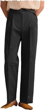 Men's Cotton Gurkha Dress Pants Slim Fit Naples Suit Pant Casual Trousers Italian Style Pants