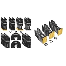 41 Pcs Universal Oscillating Saw Blades,Wood Multitool Blades,Quick Release Durable Oscillating Tool,Multi Tool Blades Fit All Models